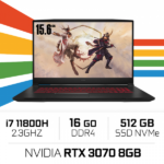 MSI Katana GF66 11UG i7-11800H/16GB/512GB SSD/RTX3070 8GB/15.6'' 144Hz
